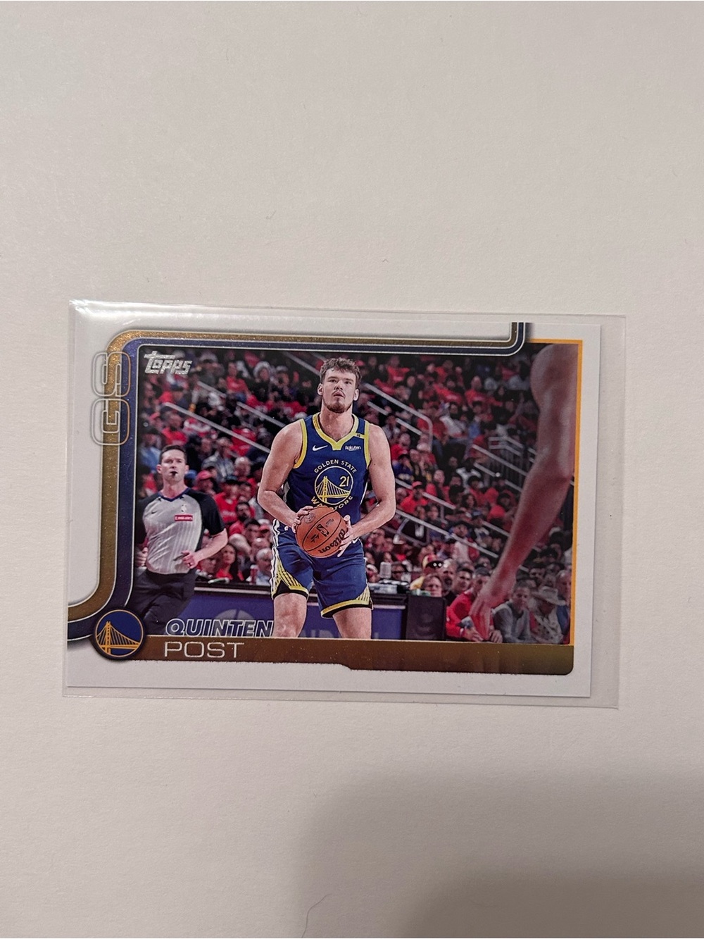 Topps Card Golden State Quintin Post nba card
